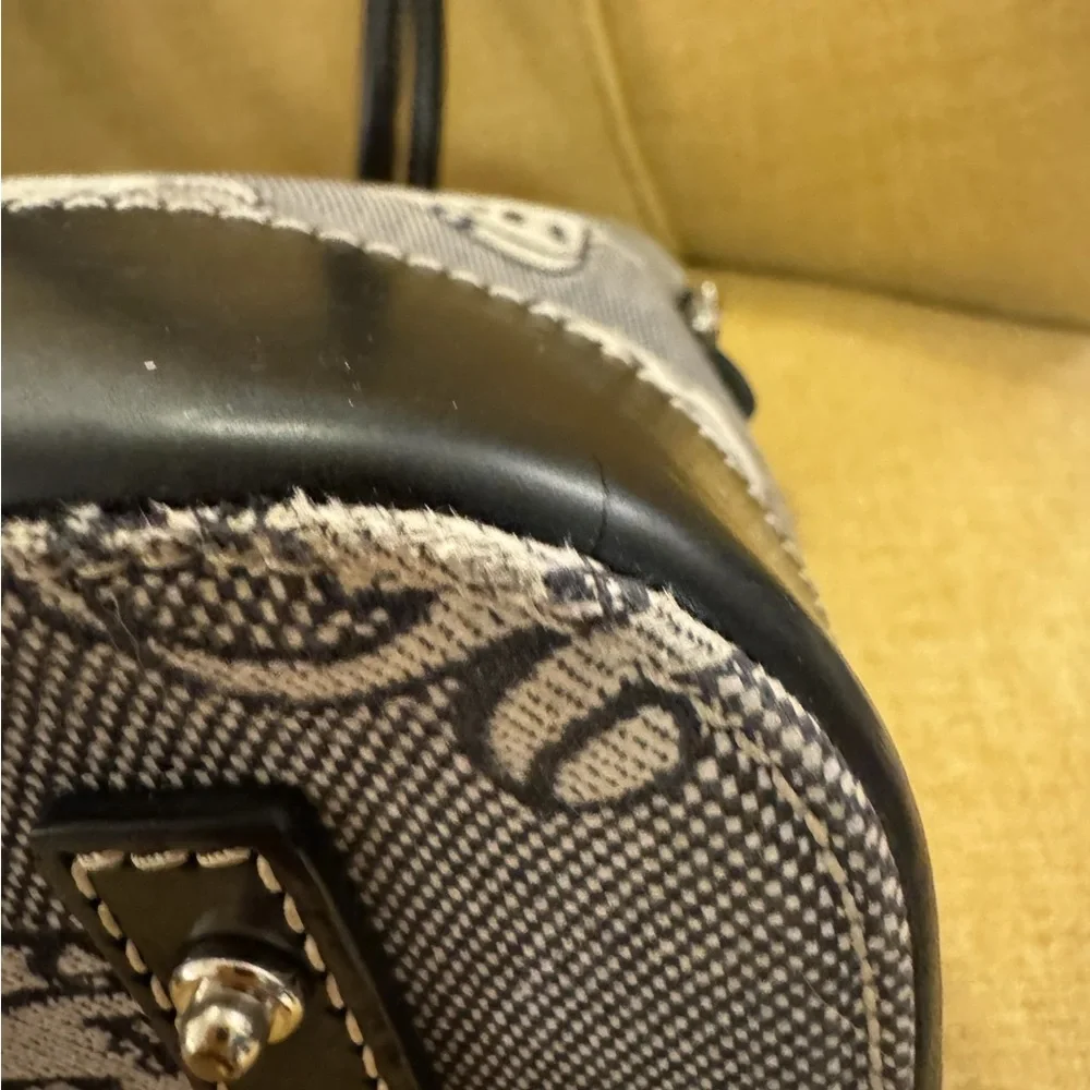 Dooney & Bourke Signature Donegal Crest Domed Satchel